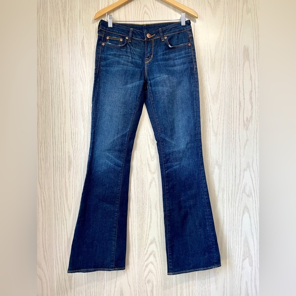 Buffalo David Bitton Fellow Boot Cut Dark Blue Jeans Size 28 EUC - Picture 1 of 3